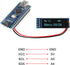 DWEII 10 I2C 0.91 Inch I2C I2C 3.3V~5V 4PINS ESP32 ESP8266 STM32 Pieces Display Module OLED Display Module OLED Screen