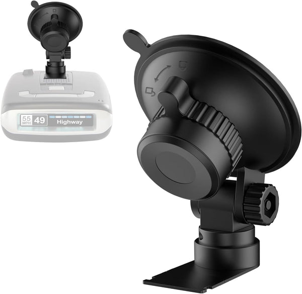Windshield Radar Detector Mount | Suitable for Escort MAX, MAX 2, 2015-2019 MAX360 with Sliding Plate