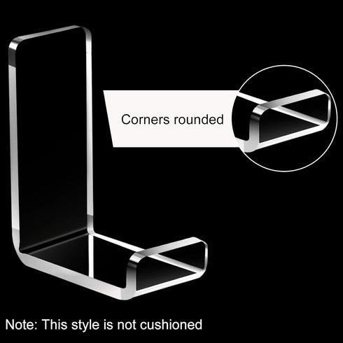 4 Pieces Headphone Hanger Hook, Headset Holders Wall Mount with Adhesive Glues for General Purpose Game Headphones