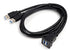 USB Flush Mount Cable, 1 Meter 3ft Dual USB 3.0 Ports Panel Mount Extension Cable for Car Boat Motorcycle
