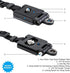 JJC Deluxe Hand Grip Strap for Sony A7IV A7III A7II A7CR A7C II A7RV IV A7RIII II A7SIII II A9II III A1 ZV-E1
