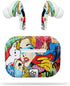 MightySkins Compatible with Apple Airpods Pro - Cartoon Mania, Protective Vinyl Decal Wrap Cover, Easy to Apply and