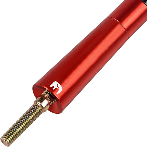 ONE250 Short Antenna, Compatible with Jeep Wrangler JK JKU JL JLU Rubicon Sahara Gladiator (2007-2024), Red