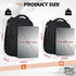 Professional Camera Backpack for DSLR SLR, Waterproof with Rain Cover, Large Capacity Photography Case, Black