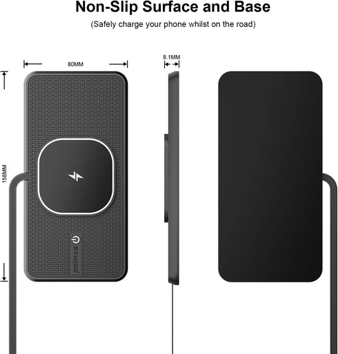 POLMXS 15W 12/13/14/15/16 (K1MAG) Magnetic Wireless Car Charger Charging pad, Wireless Phone Charger Cell Phone