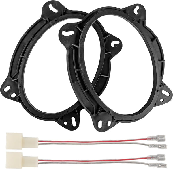 RED WOLF 6X9 Inch Speaker Adapter with Wiring Harness for 2004 Up Toyota 4Runner, Camry, Highlander, Lexus CT GX LS