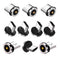 Magnetic Charging Tips 2in1 10pcs, 360° Rotate Tips for USB-C/Micro Ports, Water-Dustproof/Antioxidant