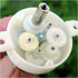 MANHONG 6V-12V 7.5RPM 300 1:600 Electric Small Motor DC Slow and Silent Turbo Worm Gearbox Gear Motor Gear Motor Ratio