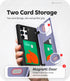 GOOSPERY Magnetic Door Bumper for Galaxy S22 Ultra Case, Easy Magnet Auto Closing Wallet, Dual Layer Protective Cover -