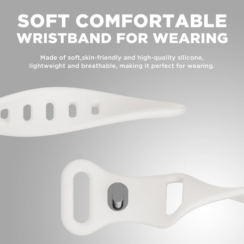 Wacanc (2025) Silicone Wristband Compatible with Plaud NotePin Voice Recorder,PC Case with Adjustable Wearable Strap