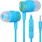 UrbanX R2 Wired in-Ear Headphones with Mic for TCL 10L, Noise Isolating, Deep Bass, Tangle-Free Cord