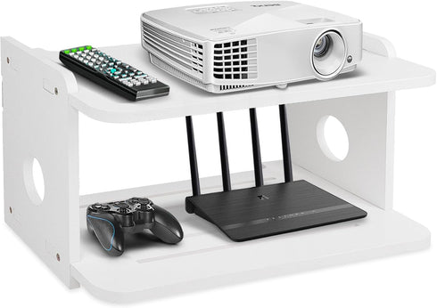 Projector Shelf, Projector Wall Mount Floating Shelf, Projector Stand, Projector Rack Holder, Router Shelf Storage Box