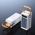 Generic 120W 50000mAh 4 3 Backpacking, Solar Battery Mobile Bank - External Power Bank, Outputs & Inputs | Portable