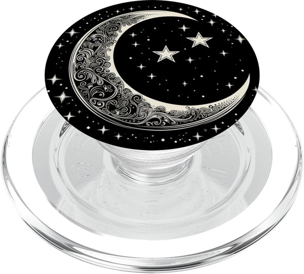 Stars and Crescent Moon PopSockets MagSafe PopGrip for iPhone