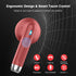 Wireless Earbuds, Bluetooth 5.3 Headphones with Noise Cancelling Mic, IP7 Waterproof, 32H Playtime, Red