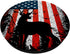 Buck deer hunting american flag design PopSockets Standard PopGrip