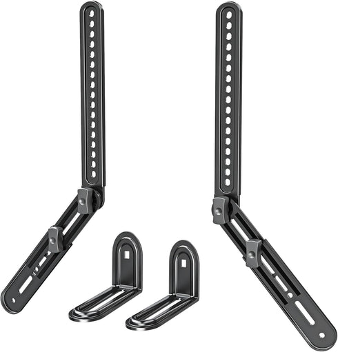 ELIVED Soundbar Mount, TV Bracket for Mounting Above or Under TV, Fits Most Sound Bars Up to 15 lbs