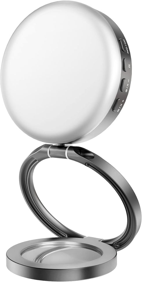 Auriani Magnetic Selfie Light, Metal-Shell Ring Light, Rechargeable,Portable Phone Light for Phone &