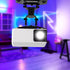 VIVO Universal Adjustable Ceiling Projector Mount for Regular and Mini Projectors, Black, MOUNT-VP01B
