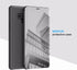 Omorro Case for Galaxy Note 9, Luxury Clear View Electroplate Mirror Flip Wallet
