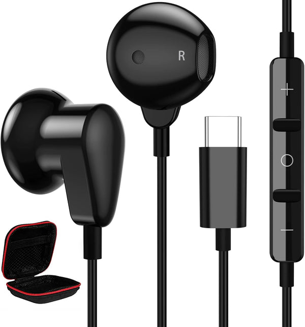 ACAGET USB Type C Headphones for Samsung S23 S22 Ultra S21 Plus A35 A54 Galaxy Z Fold 5 Flip 6 Wired USB C Earbuds