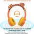 Kids Bluetooth Headphones, Kids Headphones with MIC, Bluetooth 5.3 & Stereo Sound,85dB Volume Limited with SD Card Slot, Childrens Headphones for iPad Tablet Home School