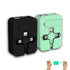 2 Pcs 3 in 1 Charging Cable, Three in One Retractable Multi Charging Cable with USB C(Type-C)/Micro USB, Phone Holder,