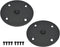 Speaker Mount Adapter with M20 Threading - 4.13"x1", Metal Speaker Stand Top Hat, 105X25mm (2 Packs Black)