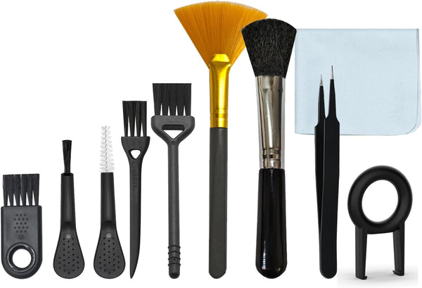 Computer Keyboard Cleaning Brush, Anti Static Electronics Cleaning Kit for Keyboard, Printer, and Phone (Set of 10)