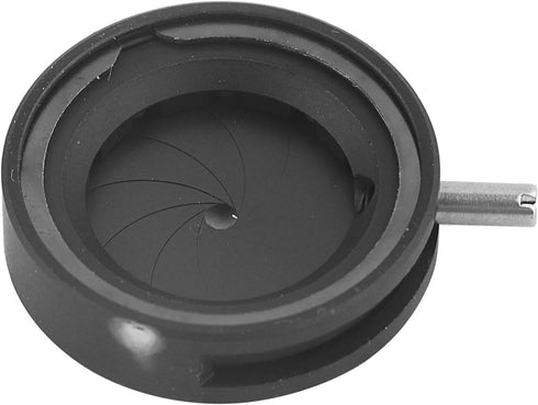 Joyzan Aperture Diaphragm, Adjustable Microscope Adapter Iris Optical Mechanical Lens Metal Ring