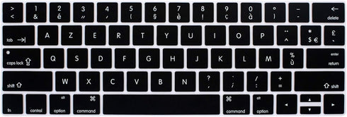 USA Version Silicone French AZERTY Keyboard Cover for MacBook Pro 13 15 inch - Model: A2159 A1989 A1706/A1990