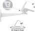 Mini Projector Wall Mount/Projector Hanger for CCTV Security Camera, 360° Rotation, Load 11 lbs, Length 7.8 Inch (White)