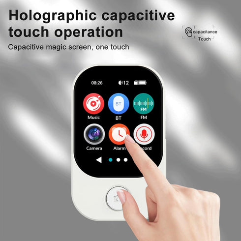 Aoresac MP3 2.01 Inch (32GB) Portable Player with Touchscreen Metal Frame Built in Camera, Full Touch Screen, Hi Fi