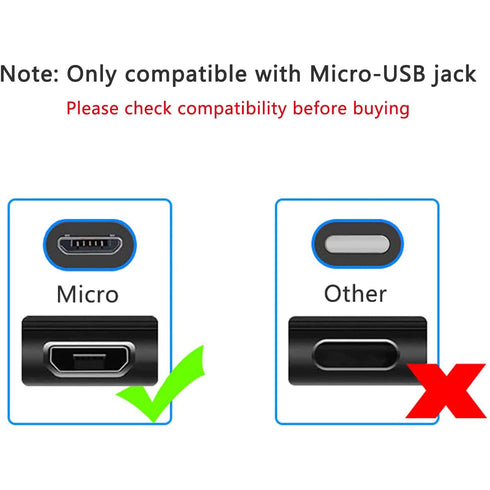 USB Charger Cable Compatible with Beats by Dr Dre Studio Solo 3 2 2.0 Powerbeats 3 2 Wireless Headphones, Pill 2.0