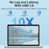 HOUSOLY 6 3dBi 5GHz/2.4GHz 11/10/7 USB WiFi Adapter with Bluetooth Dual Antennas Dual Band Wireless Network Adapter