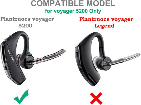 Charging Dock Case Cover for Plantronics Voyager 5200, Compatible with USB Cable for Voyager 5200