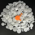URIMPAVIDO 200PCS 0.5 White Plastic Gears Module Gears for DC Motor DIY Model Toys RC Car Robot Gear Replacement