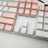 OEM Profile White Blank Keycaps, PBT Material 1U R4 for MX Switches Mechanical Keyboard (White, 100pcs)