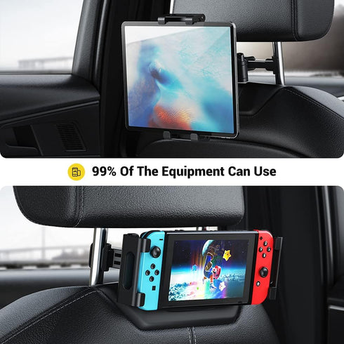 AHK Car Headrest Mount Holder for iPad Pro/Air/Mini, Tablets, Nintendo Switch, 360 Rotation