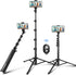 CAMOLO RIG 63" Tripod for Phone,Selfie Stick with Wireless Remote, Extendable Cell Phone Stand