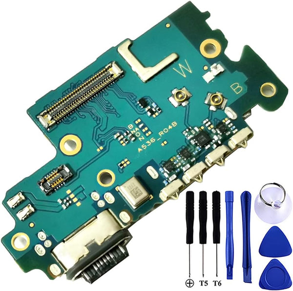Galaxy A53 5G USB Charging Port Flex Cable Replacement SM-A536U Type C Charger Dock Board Connector for Samsung A53 5G