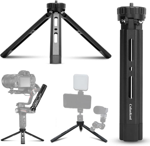 Mini Tripod Rotatable 4-Level Adjustable Tabletop Handle Grip for Osmo Mobile, DJI Ronin, Gimbal Stabilizers