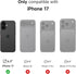 SURITCH 17 6.3 Inch, for iPhone Case with Camera Control Cover, Camera Slide Cover and Adjustable Kickstand, Compatible