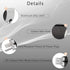 Monosaudio Audiophile Power Plug Black Carbon Fiber Transparent 10A/250V Audio Connector for DIY Power Cord