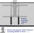 VIVO Vertical VESA Extender Plate Bracket Kit - Designed for Low VESA Pattern TV’s, Fits TV Ceiling Mounts, 2 Brackets,