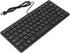 Yosoo Mini Thin 78 Keys USB Wired Keyboard, Mute Portable Personal Keyboard with Russian German French English (Russian)