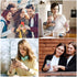 WLLhxyx 360 4 Pack Universal Collapsible Phone Grip & Stand Holder - Rotating Foldable Sticker Mount for iPhone Android