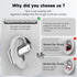 Open Ear Bluetooth 5.4 Earbuds,IPX6 Waterproof Air Conduction Headphones,50H Playtime,Ergonomic Ear Hook,Built-in Mic,LED Display Charging Case,Sport Over Earphones,for Running Fitness