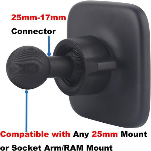 Rigdance 1" 16 15 14 13 12 Super Magnetic Cell Phone Holder Base with Ball for MagSafe iPhone Series, Compatible