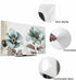 Yukro 85 Inch, 74"x42" Blue Broccoli Indoor TV Dust Cover, Vintage Victorian Style Flowers Elastic TV Dustproof Cover